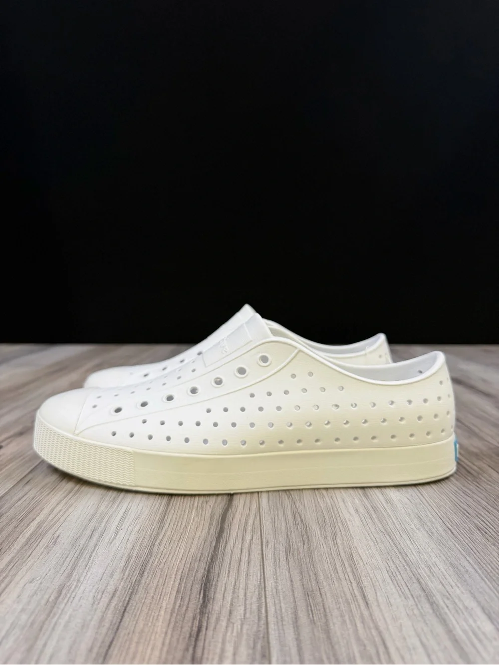 Native Shoes Jefferson Shell White Slip On EVA Sneakers Mens 11 EU 45 NEW